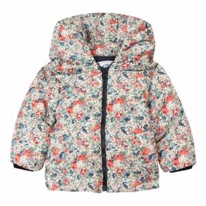 Tartine et Chocolat Ecru Floral Puffer Jacket